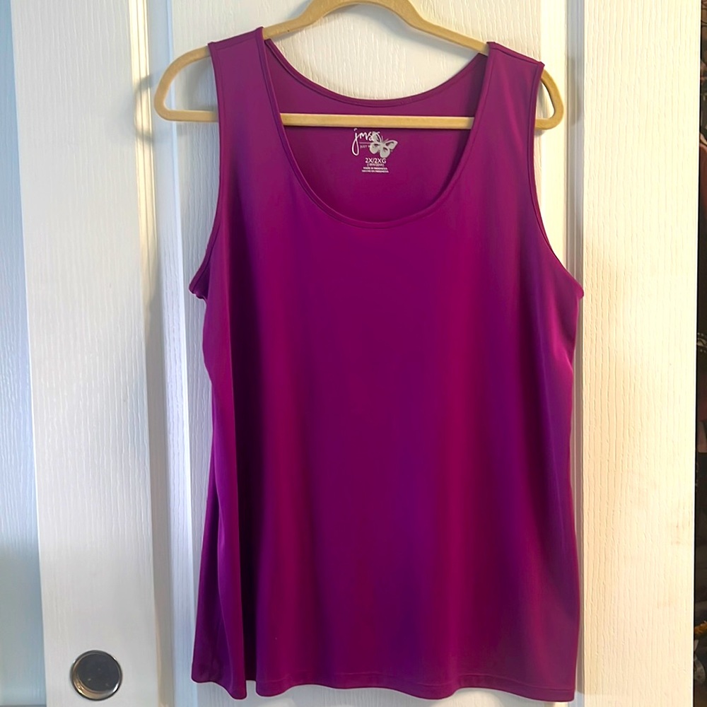 JMS 2X Plum Tank Top